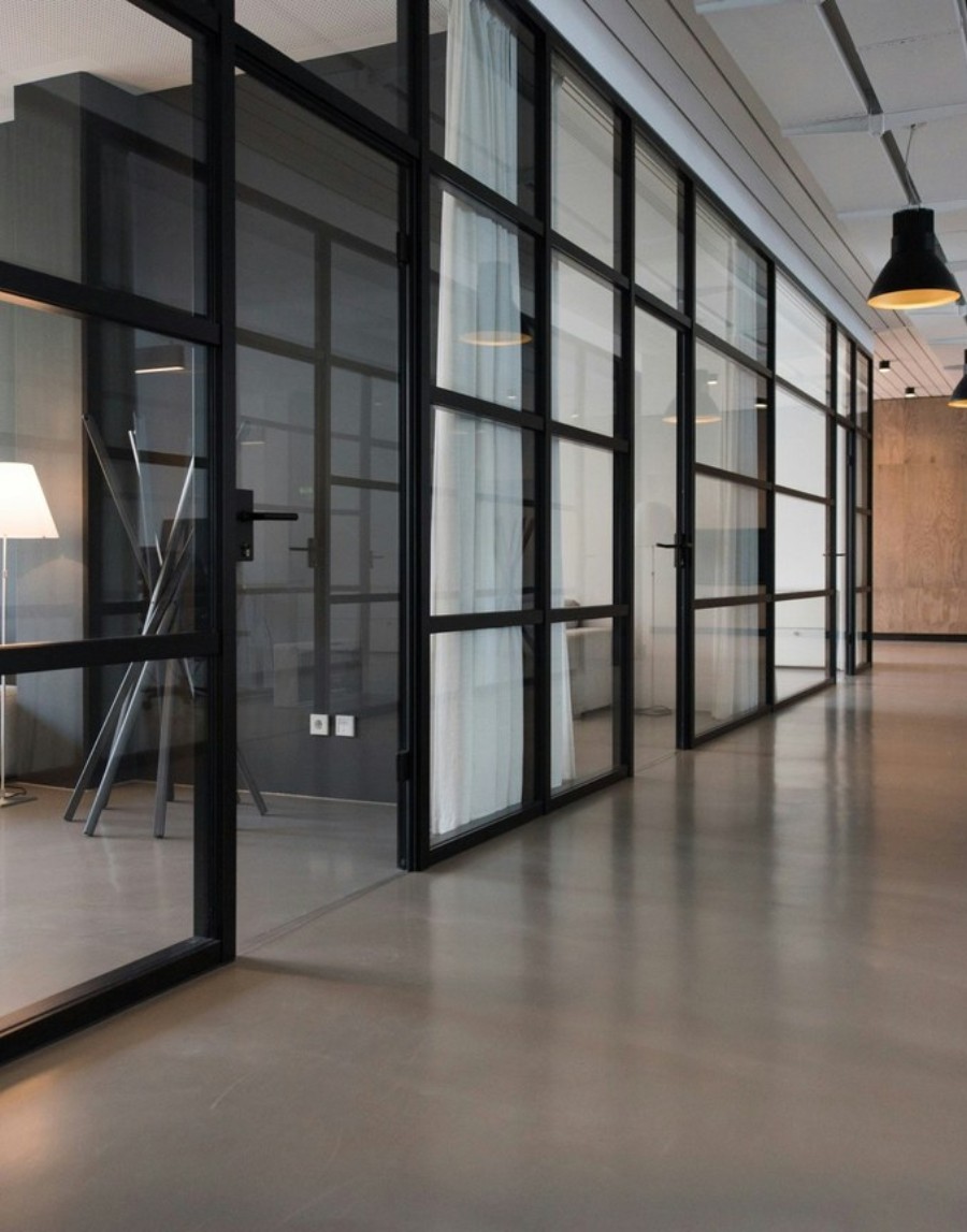 Office interior built by VIBE Commercial