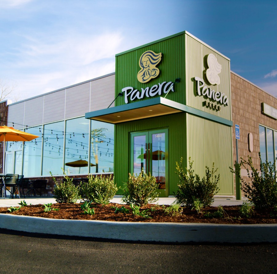 Panera Bread next generation cafe exterior